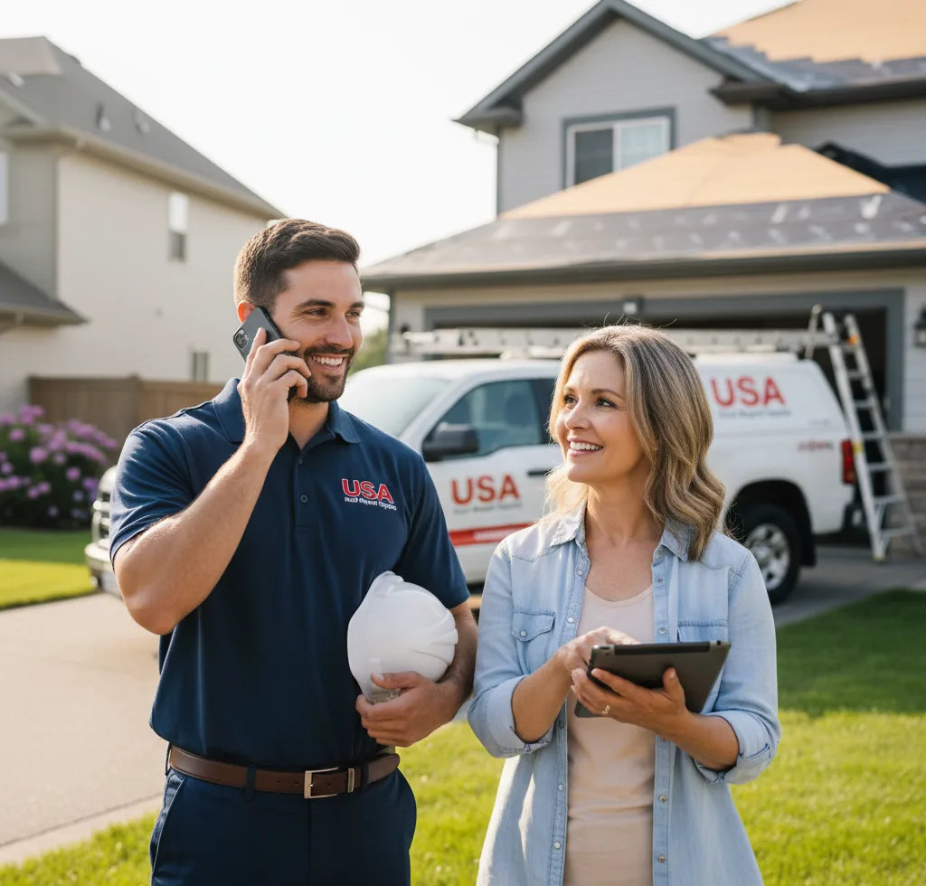 USA Roof Repair Experts customer support in Rockwood